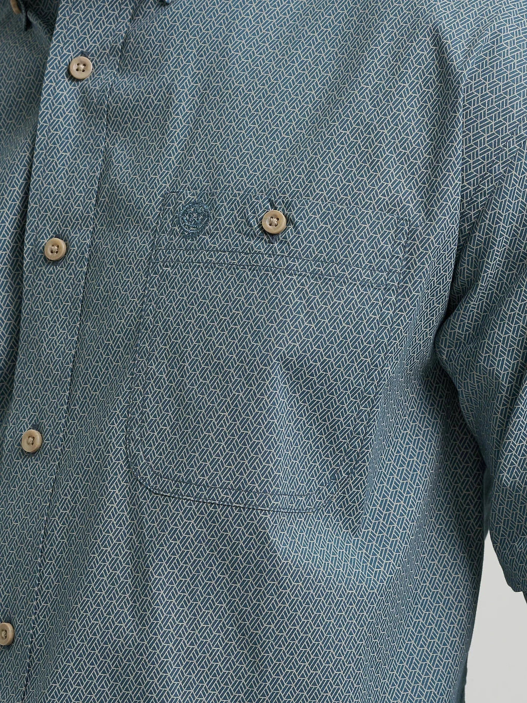 WRANGLER Shirts Wrangler Men's George Strait Mallard Geometric Western Shirt 112368204