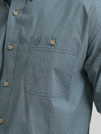 WRANGLER Shirts Wrangler Men's George Strait Mallard Geometric Western Shirt 112368204