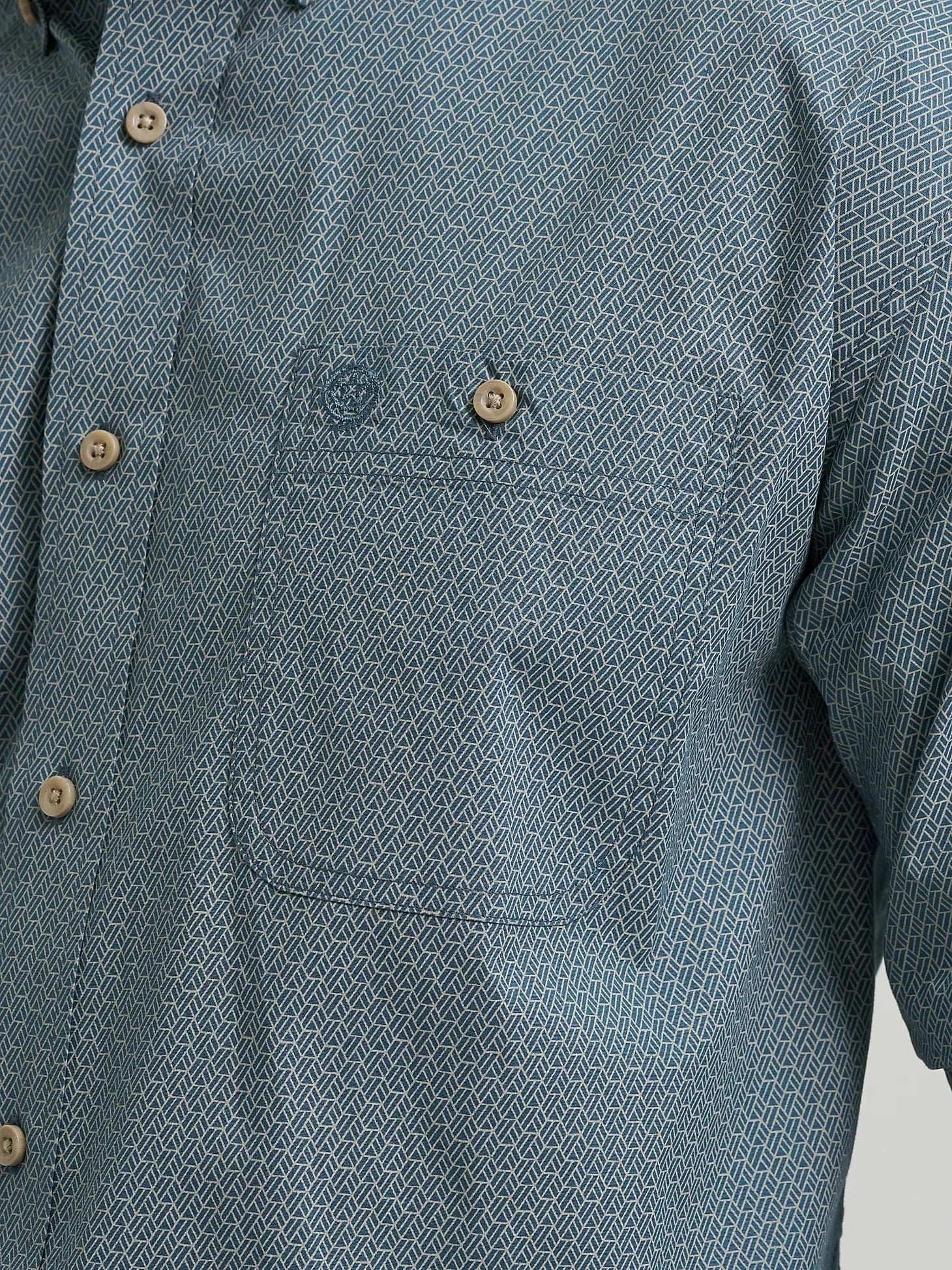 WRANGLER Shirts Wrangler Men's George Strait Mallard Geometric Western Shirt 112368204