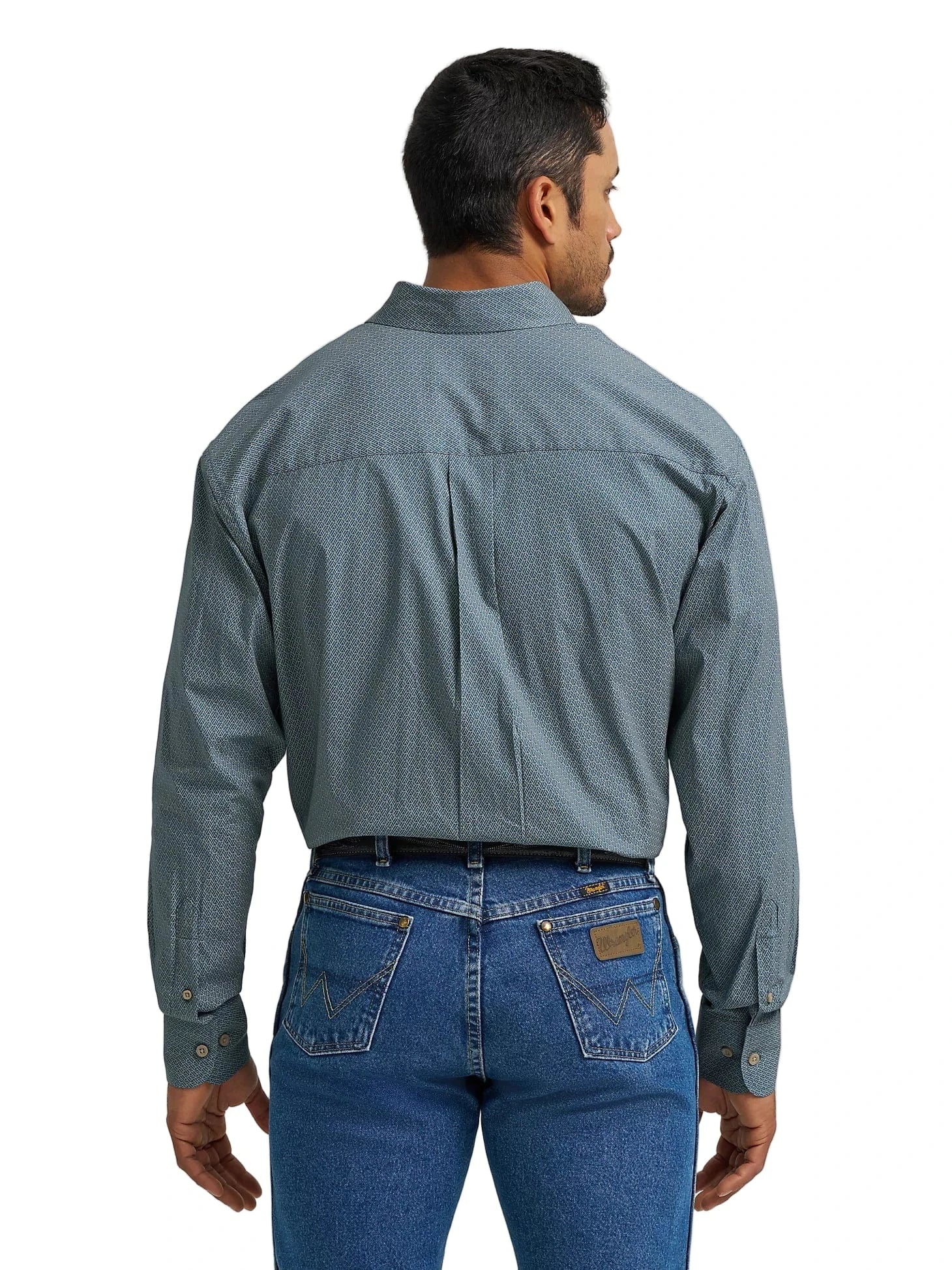WRANGLER Shirts Wrangler Men's George Strait Mallard Geometric Western Shirt 112368204