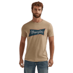 Wrangler Shirts Wrangler Men's Heritage Trenchcoat Logo Short Sleeve Graphic T-Shirt 112344113