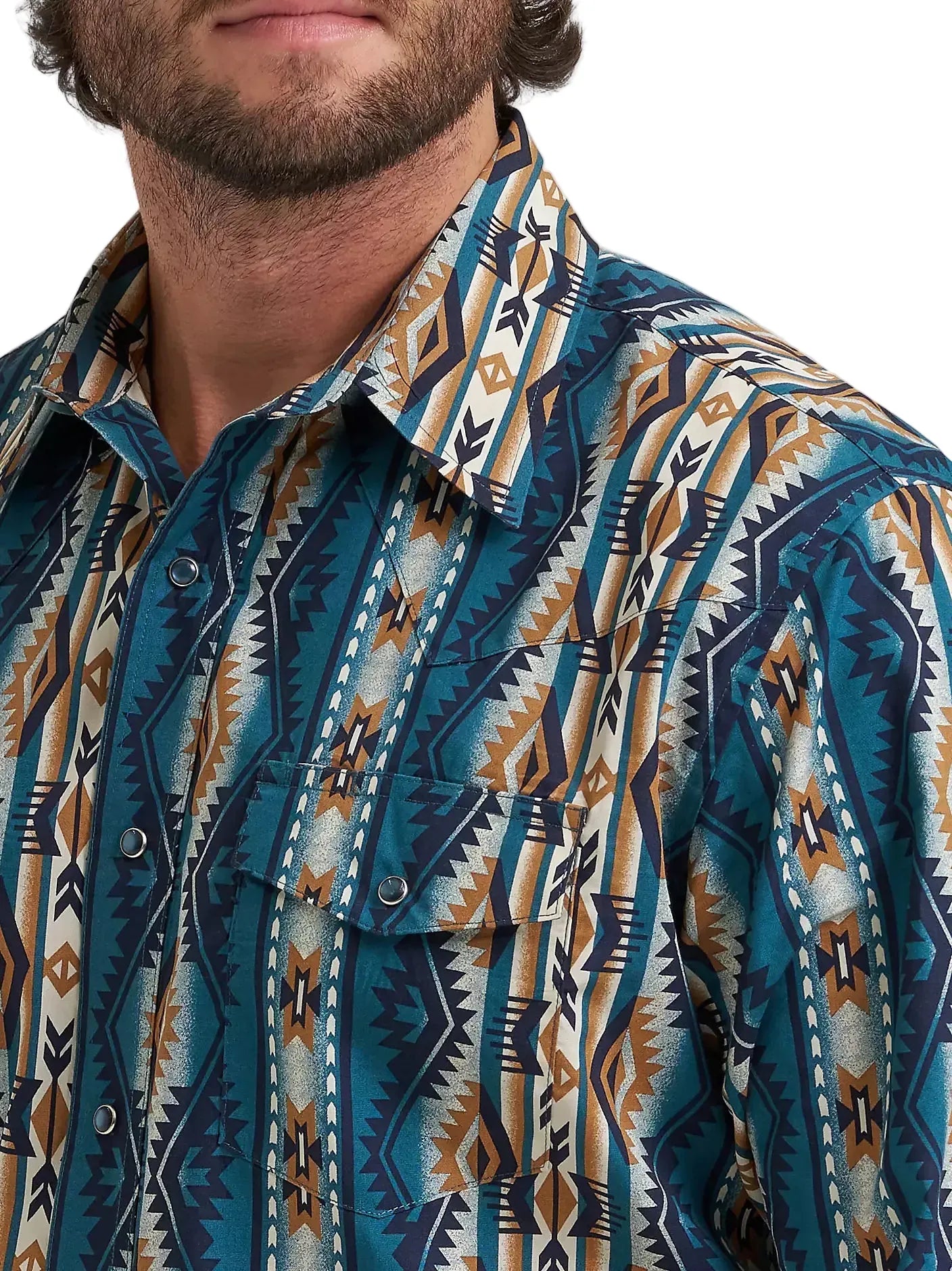 WRANGLER Shirts Wrangler Men's High Desert Checotah Western Snap Shirt 112384297