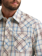 WRANGLER Shirts Wrangler Men's Historic Tan Retro Sawtooth Snap Western Shirt 112374742