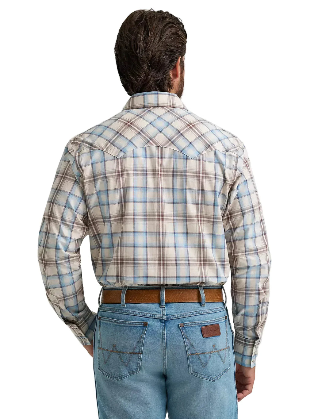 WRANGLER Shirts Wrangler Men's Historic Tan Retro Sawtooth Snap Western Shirt 112374742