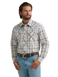 WRANGLER Shirts Wrangler Men's Historic Tan Retro Sawtooth Snap Western Shirt 112374742