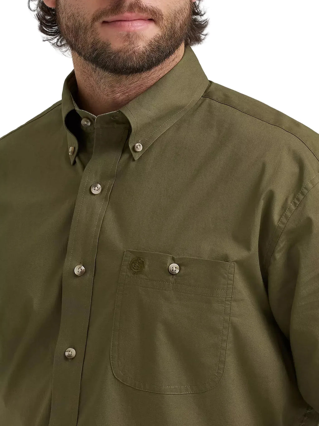 WRANGLER Shirts Wrangler Men's Lichen George Strait Button Down Shirt 112381957