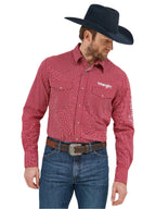 WRANGLER Shirts Wrangler Men's Logo Long Sleeve Western Snap Shirt 112359468
