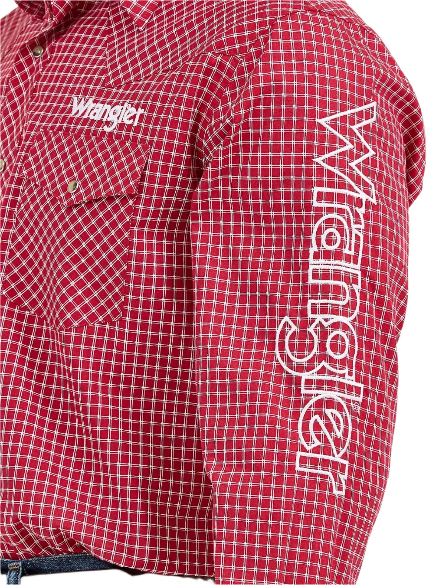 WRANGLER Shirts Wrangler Men's Logo Long Sleeve Western Snap Shirt 112359468