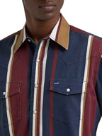 WRANGLER Shirts Wrangler Men's Midnight Oak Brushpopper Western Snap Shirt 112381998