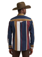 WRANGLER Shirts Wrangler Men's Midnight Oak Brushpopper Western Snap Shirt 112381998