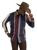 WRANGLER Shirts Wrangler Men's Midnight Oak Brushpopper Western Snap Shirt 112381998