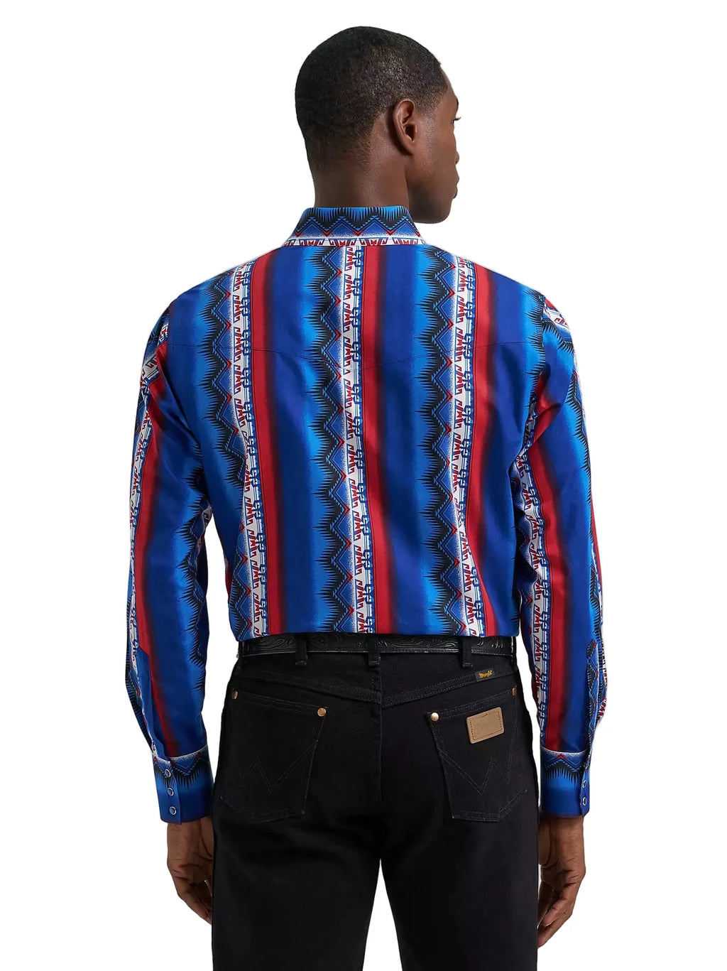 WRANGLER Shirts Wrangler Men's Old Glory Checotah Western Snap Shirt 112384295