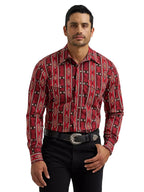 WRANGLER Shirts Wrangler Men's Oxide Red Checotah Western Snap Shirt 112384296