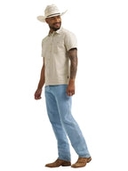 WRANGLER Shirts Wrangler Men's Pelican Off White All Terrain Performance Knit Shirt 112375184