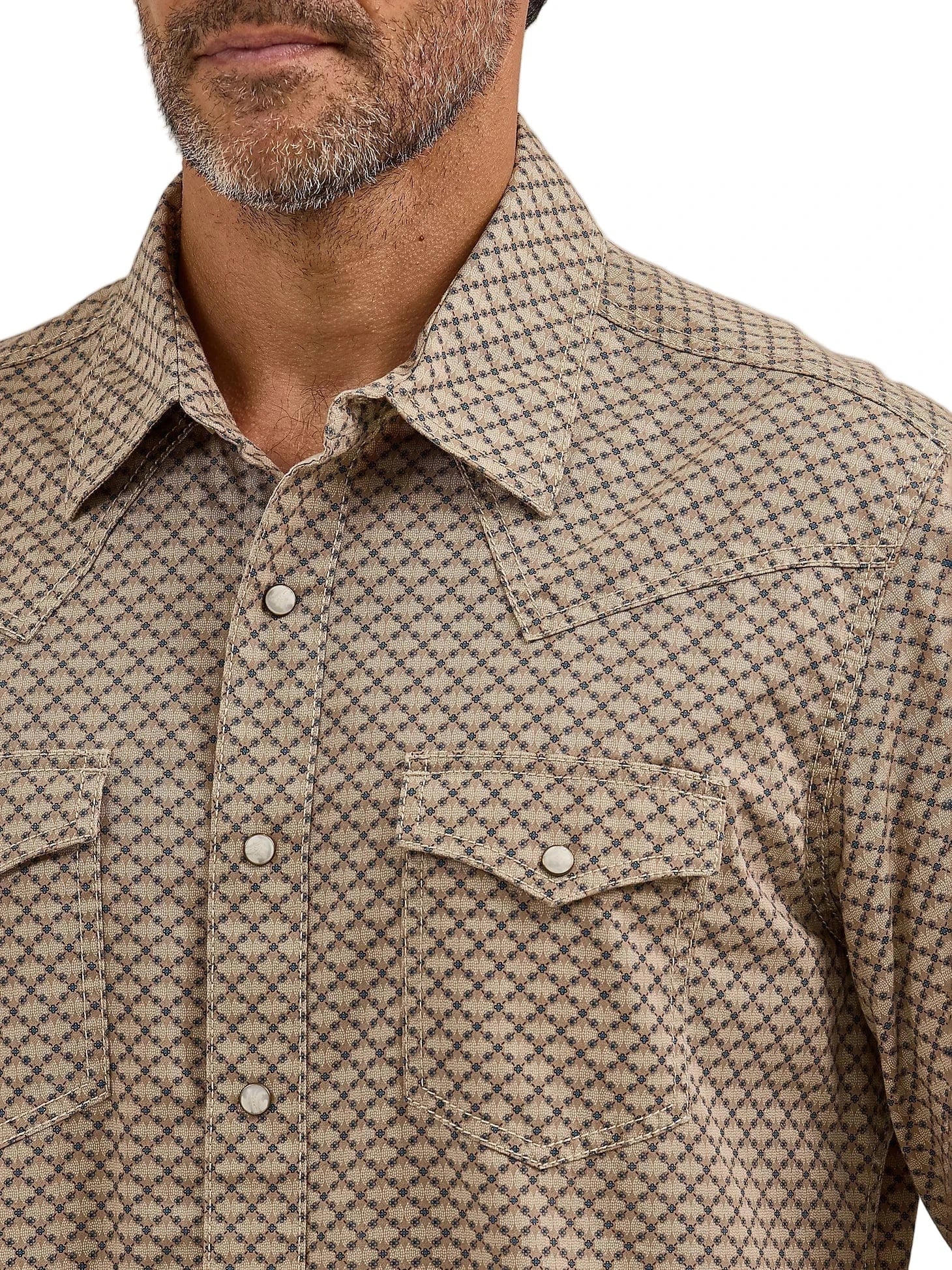 WRANGLER Shirts Wrangler Men's Premium Retro Long Sleeve Western Shirt 112368222