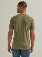 Wrangler Shirts Wrangler Men's Sage Kabel Logo Short Sleeve T-Shirt 112344110