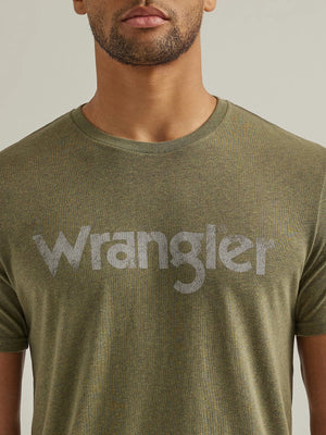 Wrangler Shirts Wrangler Men's Sage Kabel Logo Short Sleeve T-Shirt 112344110