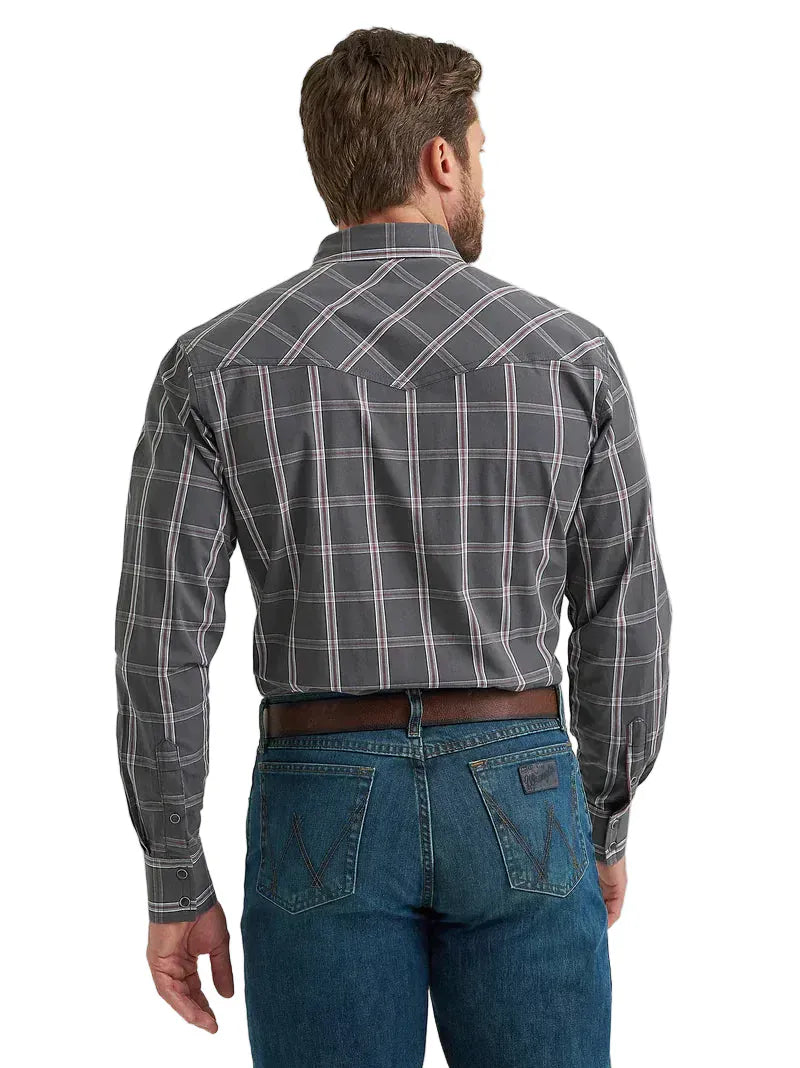 WRANGLER Shirts Wrangler Men's Shadow Multi Plaid Advanced Comfort 112369493