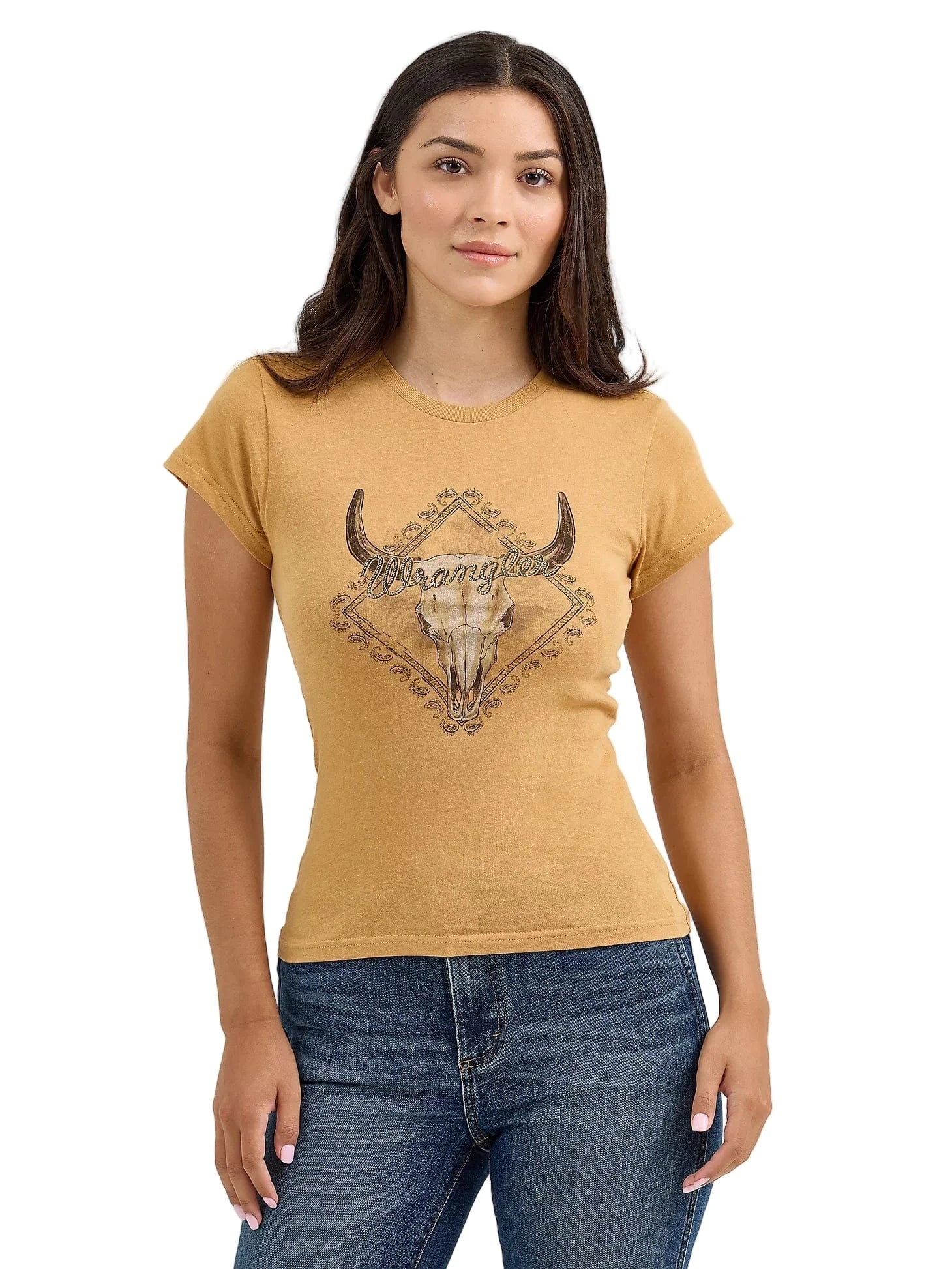 WRANGLER Shirts Wrangler Women's Apple Cinnamon Graphic Shrunken Tee 112365794