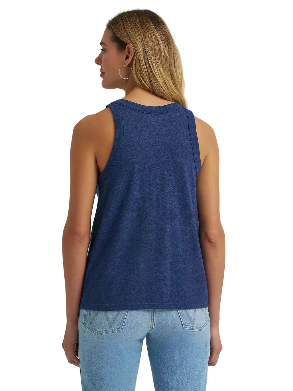WRANGLER Shirts Wrangler Women's Blue Heather Make Your Own Luck Tank 112375860