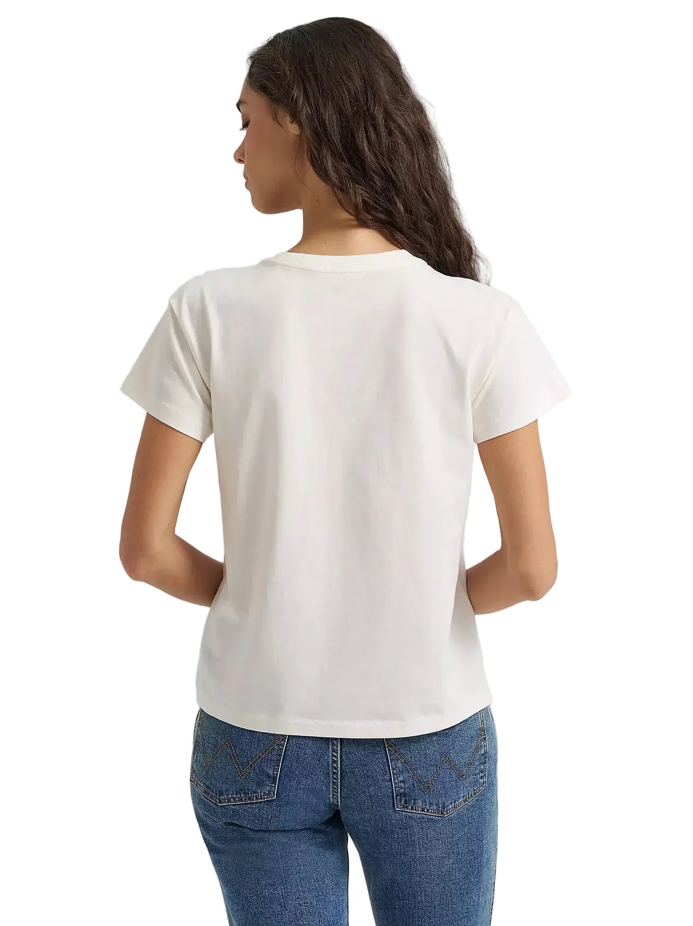 WRANGLER Shirts Wrangler Women's Egret White Giddy Up Retro Graphic T-Shirt 112379666