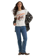 WRANGLER Shirts Wrangler Women's Egret White Giddy Up Retro Graphic T-Shirt 112379666