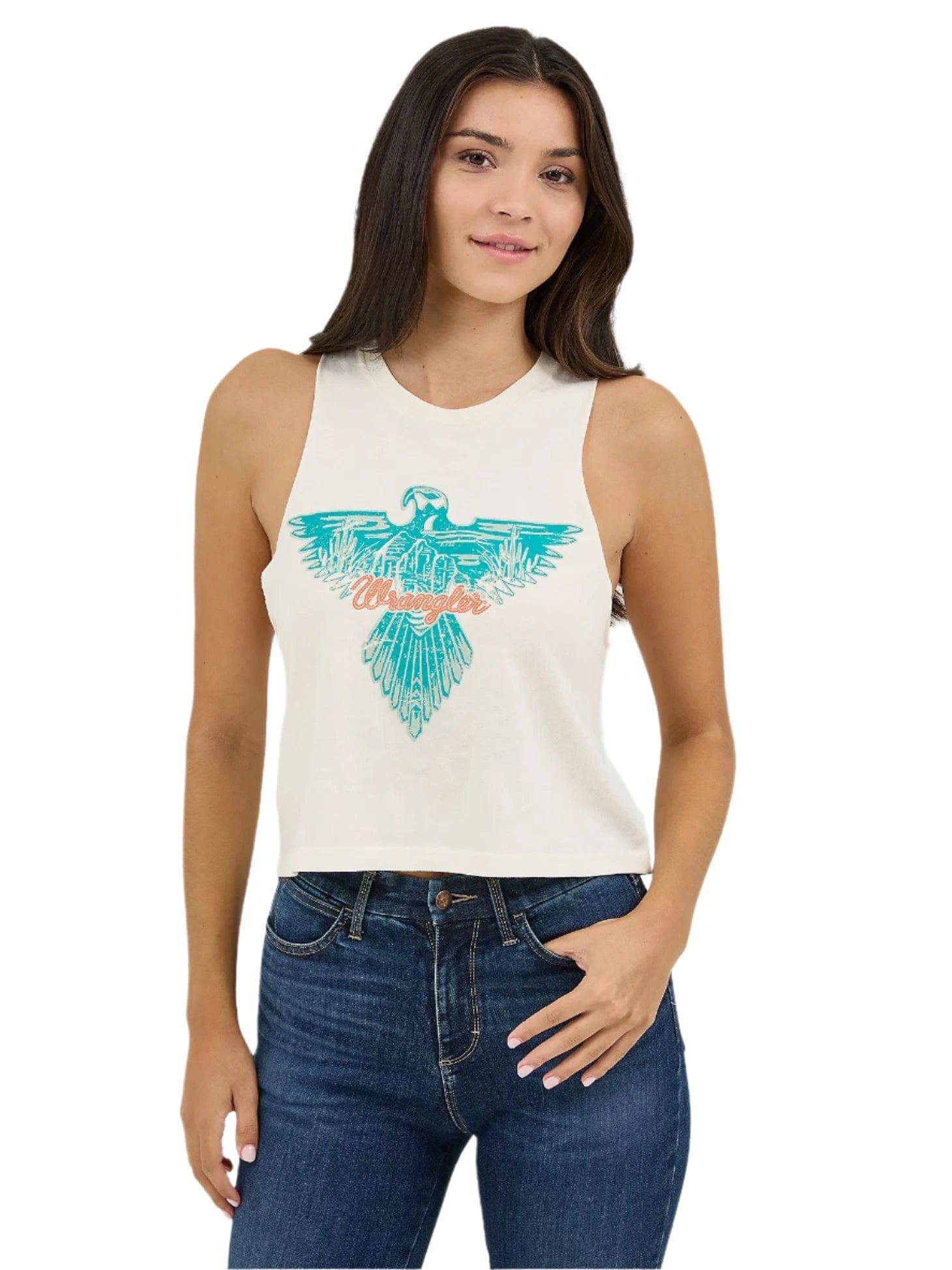 WRANGLER Shirts Wrangler Women's Festival Crop Graphic Tank 112358625