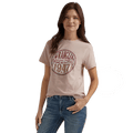 Wrangler Shirts Wrangler Women's Nostalgia Logo Peach Whip Heather Graphic T-Shirt 112344164