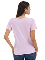 WRANGLER Shirts Wrangler Women's Orchid Boutique Kabel Logo Vibrant Regular Fit T-Shirt 112361982