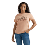Wrangler Shirts Wrangler Women's Salmon Short Sleeve Western Graphic T-Shirt 112347491