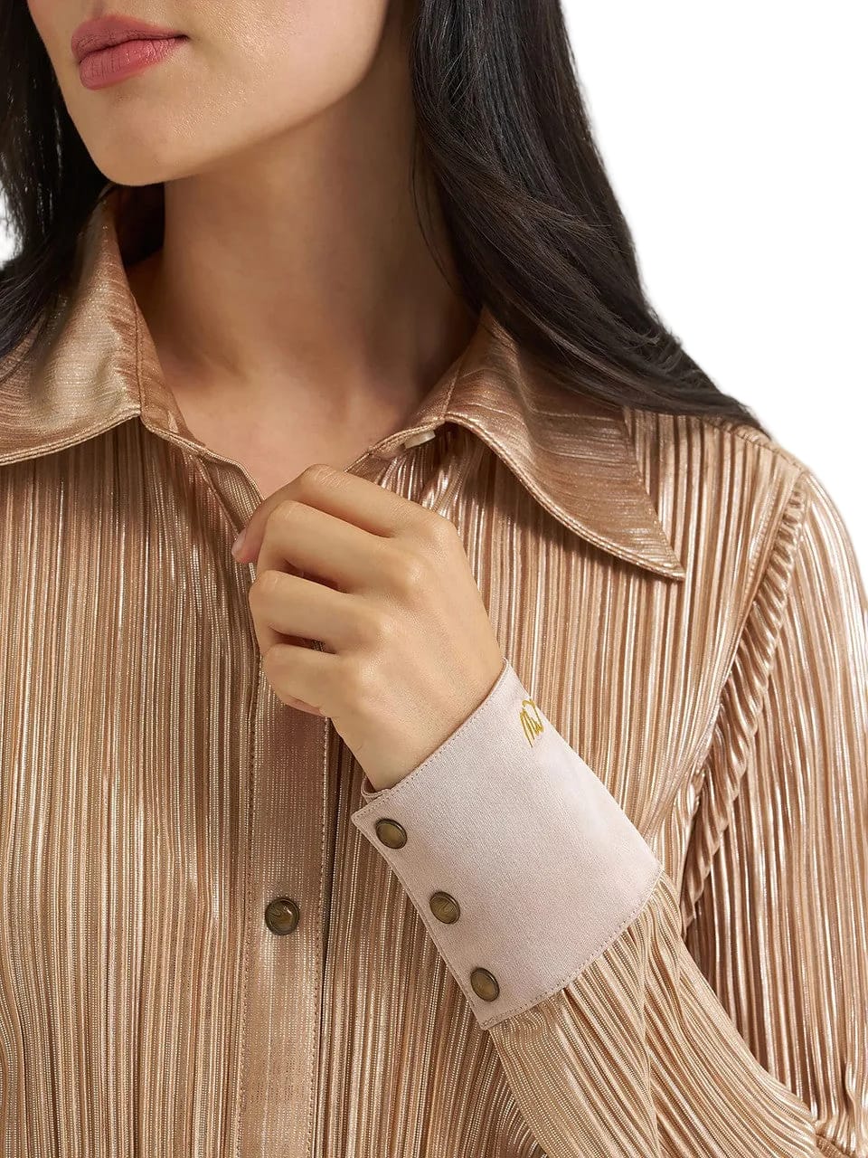 WRANGLER Shirts Wrangler X Lainey Wilson Rose Gold Snap Shirt 112382814