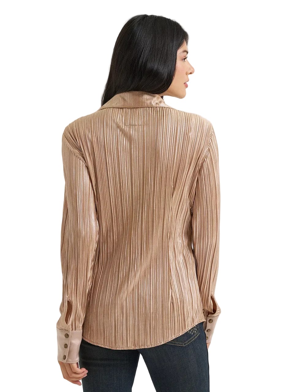 WRANGLER Shirts Wrangler X Lainey Wilson Rose Gold Snap Shirt 112382814