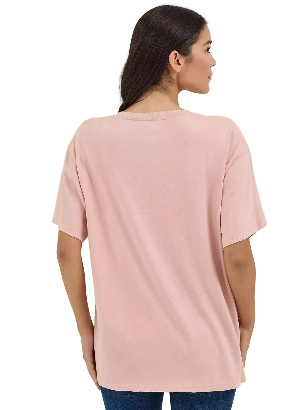 WRANGLER Shirts Wrangler x Lainey Wilson Women's Misty Rose Oversized Band T-Shirt 112361044