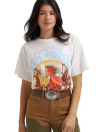 WRANGLER Shirts Wrangler X Lainey Wilson Women's White Neon Rainbow T-Shirt 112382813