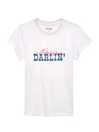 WRANGLER T-Shirt Wrangler Women's Bright White Nobody's Darlin Shrunken T-Shirt 112372980