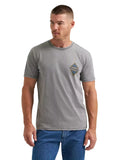 WRANGLER T-Shirts Wrangler Men's Grey Heather Steer Skull T-Shirt 112372848