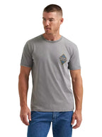 WRANGLER T-Shirts Wrangler Men's Grey Heather Steer Skull T-Shirt 112372848