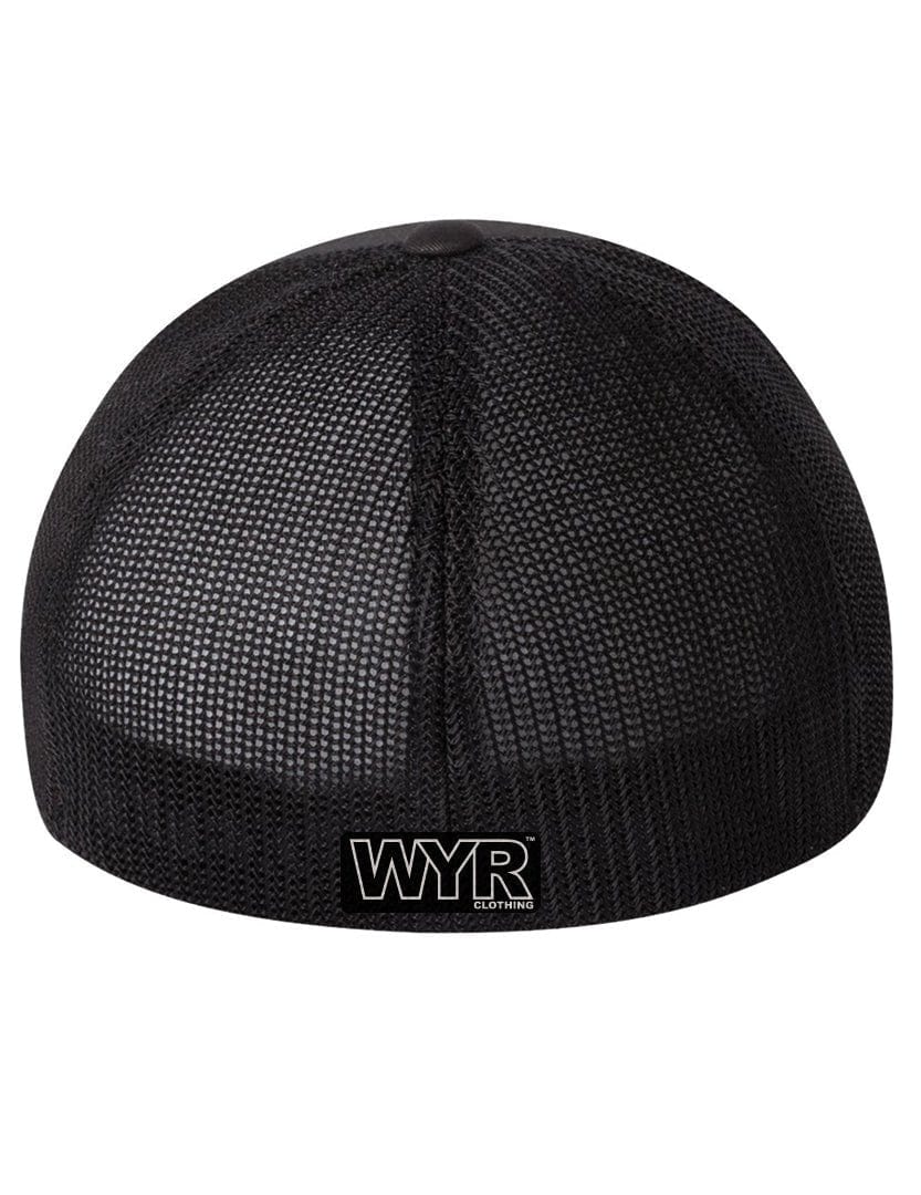 WYR Hats Black Florida Flexfit Mesh Trucker