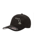 WYR Hats Black Florida Flexfit Mesh Trucker