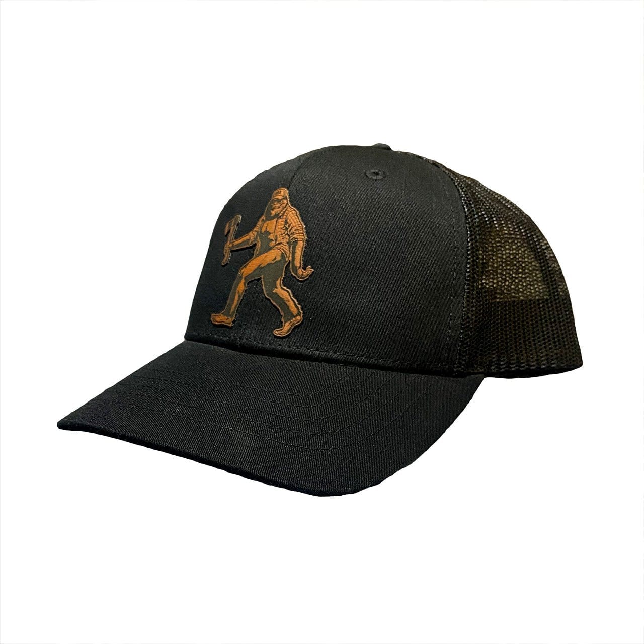 WYR Hats Black Sasquatch Youth SnapBack Trucker