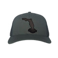 WYR Hats Charcoal/Black w grey patch Florida Roots Patch Trucker Hat