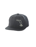 WYR Hats Dark Grey Florida FlexFit Snapback