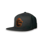 WYR Hats Dark Grey w/ Brown Smokey Bear Smokey Bear Flexfit Snapback