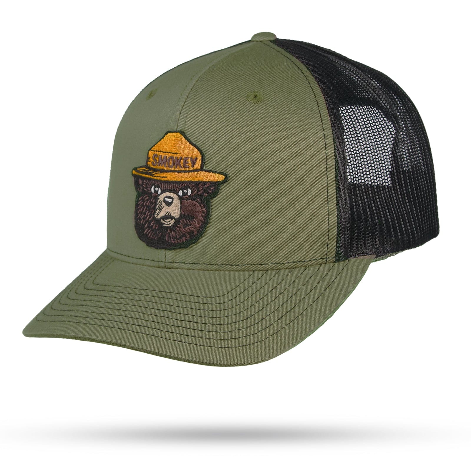 WYR Hats Loden/Black w/ Black Smokey Bear Trucker Hat