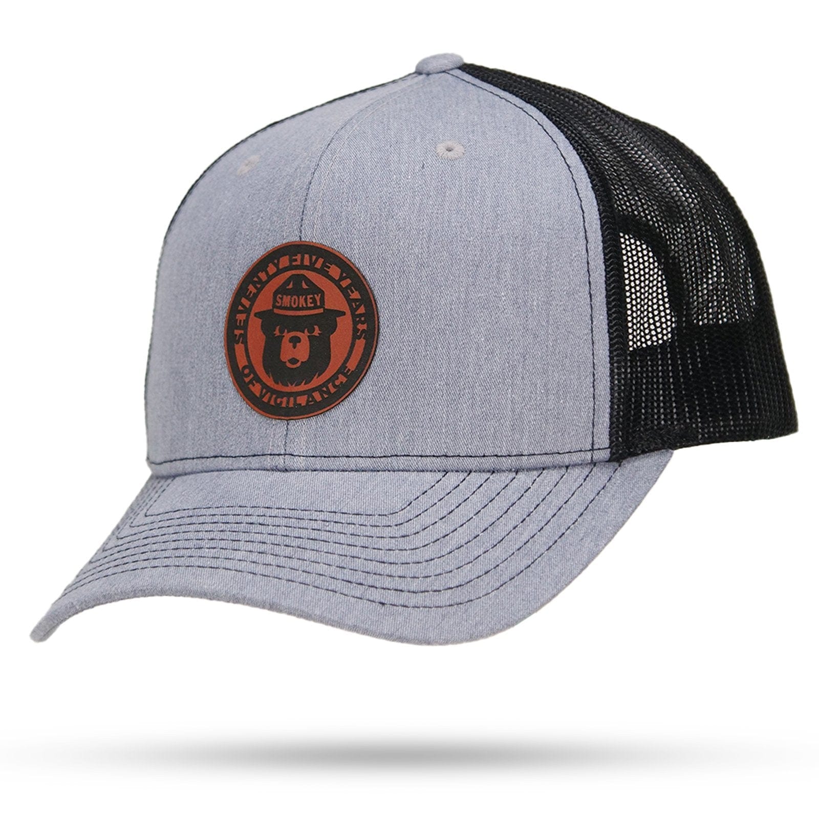 WYR Hats Smokey Bear 75 Years of Vigilance Trucker Snapback Hat
