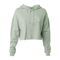 WYR Outerwear Sage w/ White Embroidery / XS Florida Roots Crop Hoodie