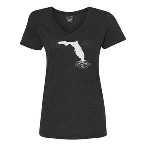 WYR Shirts Charcoal / XS Florida Women's V-Neck Tee