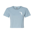 WYR Shirts Denim / XS Florida Crop Tee