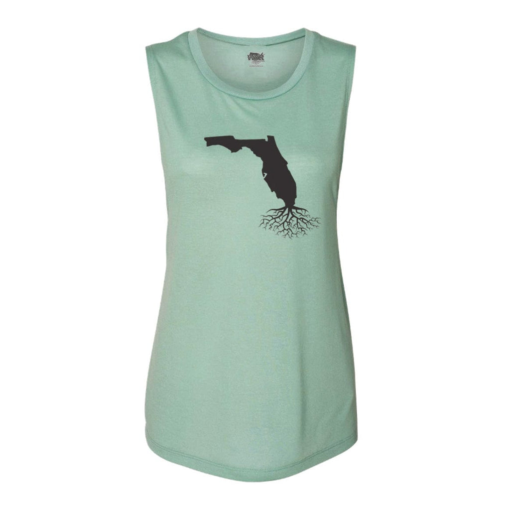 WYR Shirts Dusty Blue / S Florida Women's Muscle Tank