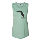 WYR Shirts Dusty Blue / S Florida Women's Muscle Tank